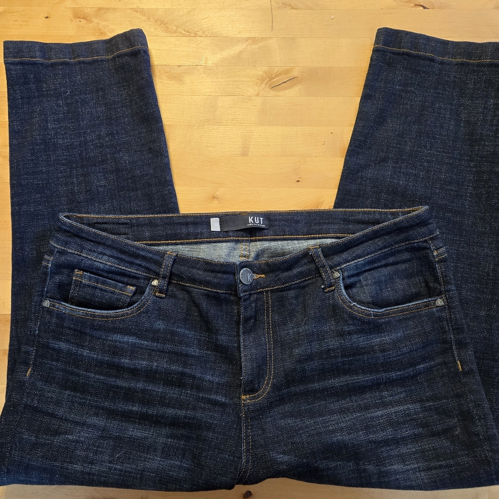 Kut from the Kloth Lauren Crop Straight Leg Jean 16